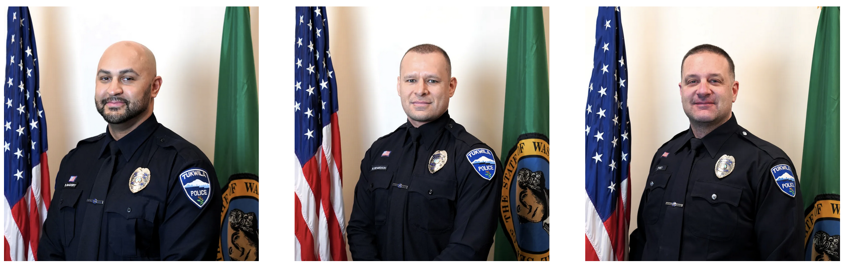 Officers Awarded Meritorious Service Award - Tukwila PD News